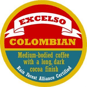Real Deal Roasters badge for this Colombian coffee